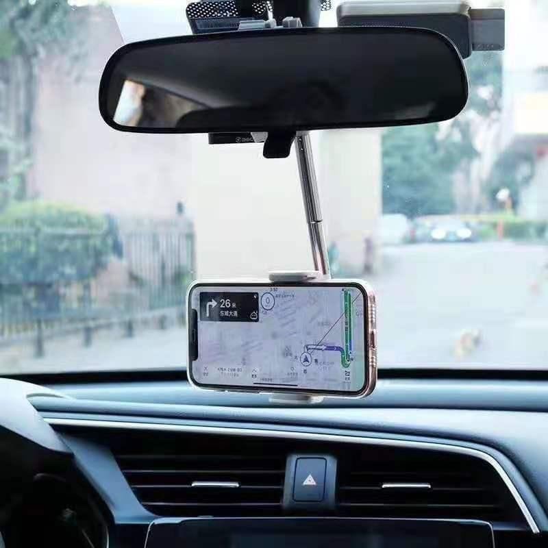 Phone Holder Mobil Jepit Gantung Spion Tengah Mobil