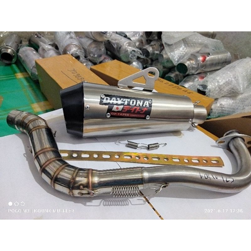 Knalpot Daytona matic honda scoopy beat