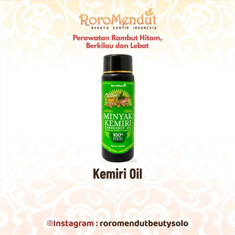 MINYAK KEMIRI RORO MENDUT