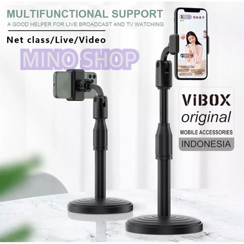 HOLDER STAND UNIVERSAL VBOX L7 360 DERAJAT 2 TINGKAT - HOLDER STAND MEJA