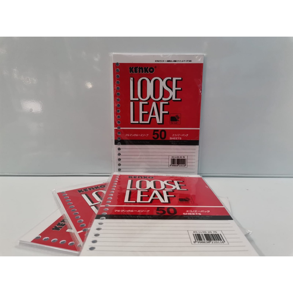 

LOOSE LEAF A5 KENKO ISI 50 / ISI BINDER A5 KENKO ISI 50