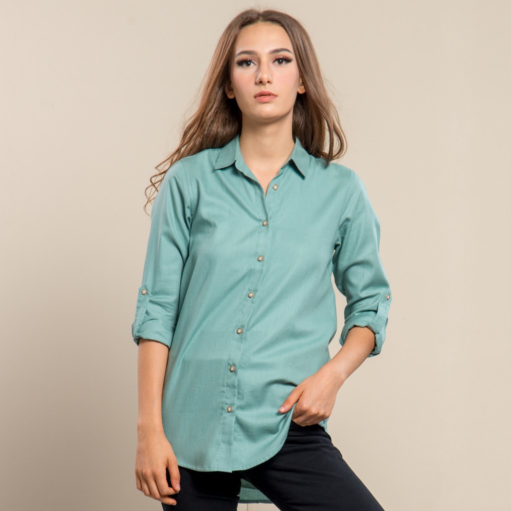 

C2 Hanata Green Casual Shirt