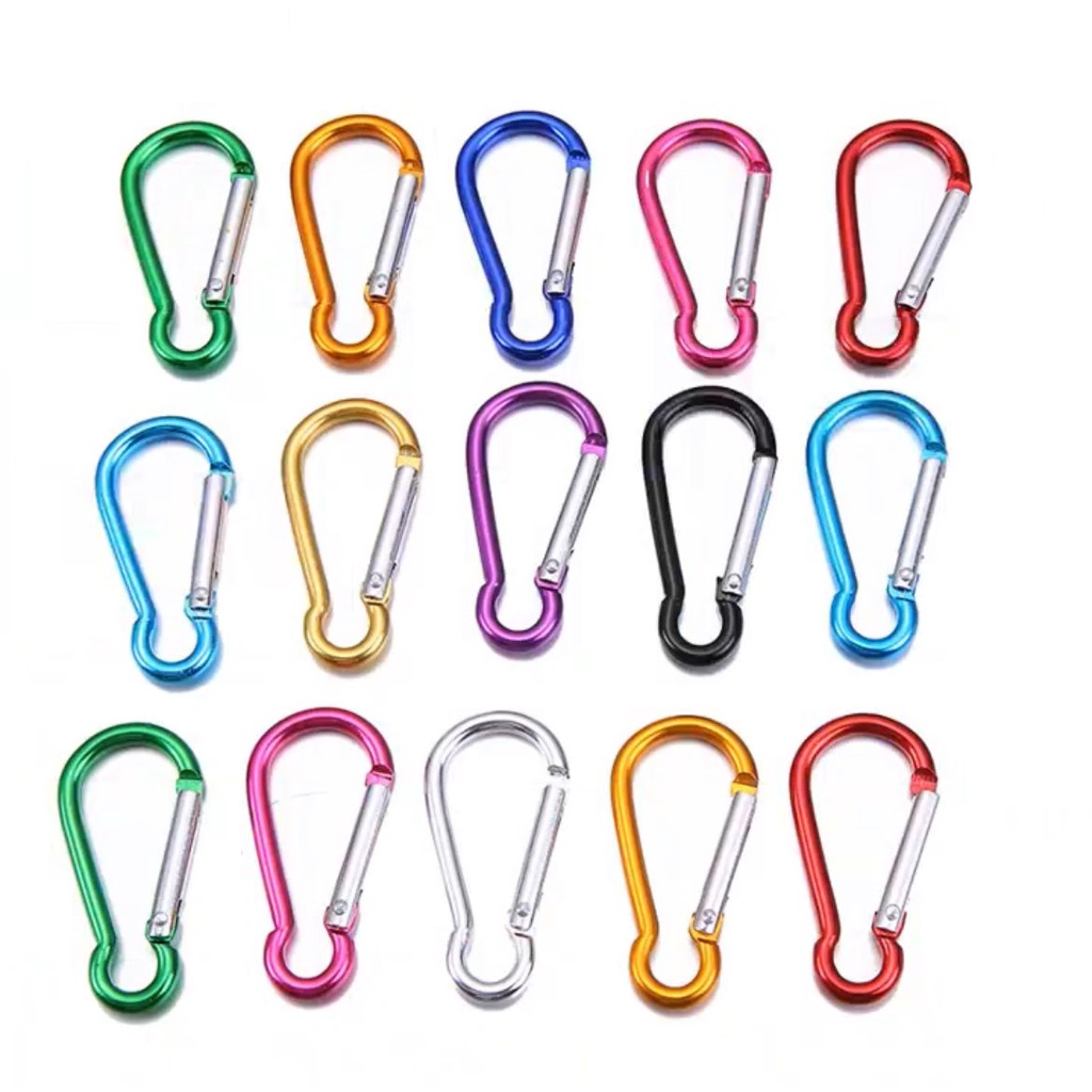 CARABINER GANTUNGAN KUNCI ALUMINIUM ALLOY / GANTUNGAN KUNCI SERBAGUNA