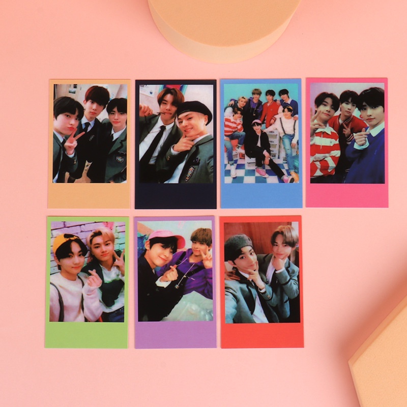 7pcs / set Kartu Pos Polaroid Kpop ENHYPEN Ggu Ggu Untuk Koleksi