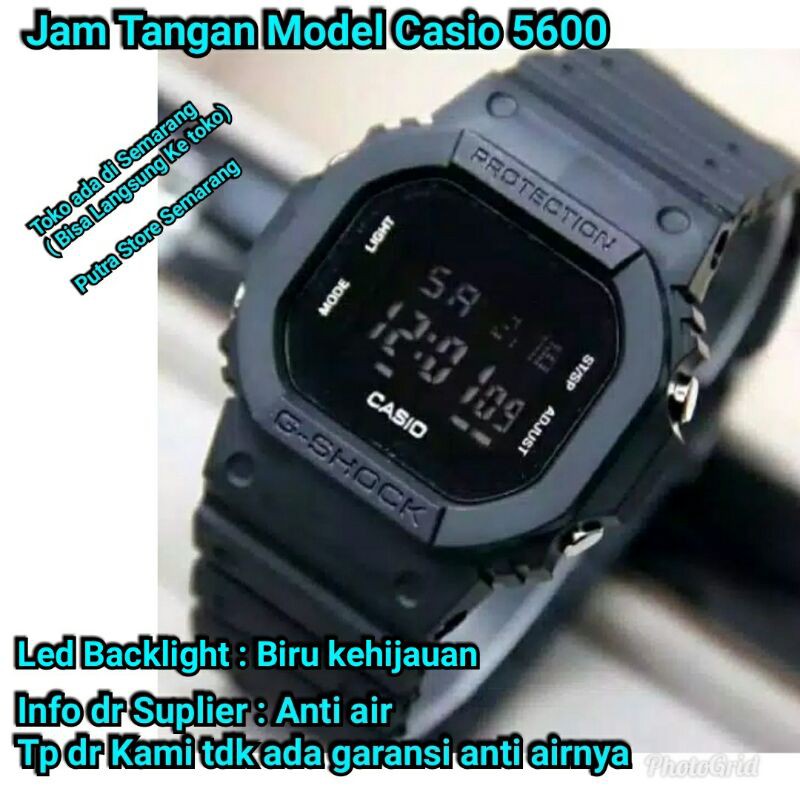 Jam tangan Anti air Model Cas*io 5600 Jam Tangan Unisex Jam Tangan Digital Cowok