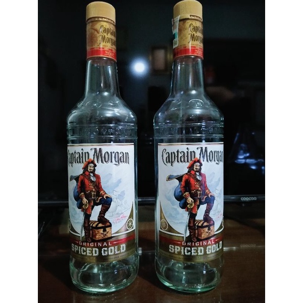 Botol bekas - Captain Morgan