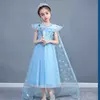 Gaun anak - Gaun anak baru Elsa putri gaun musim panas gaun panjang dekorasi jubah