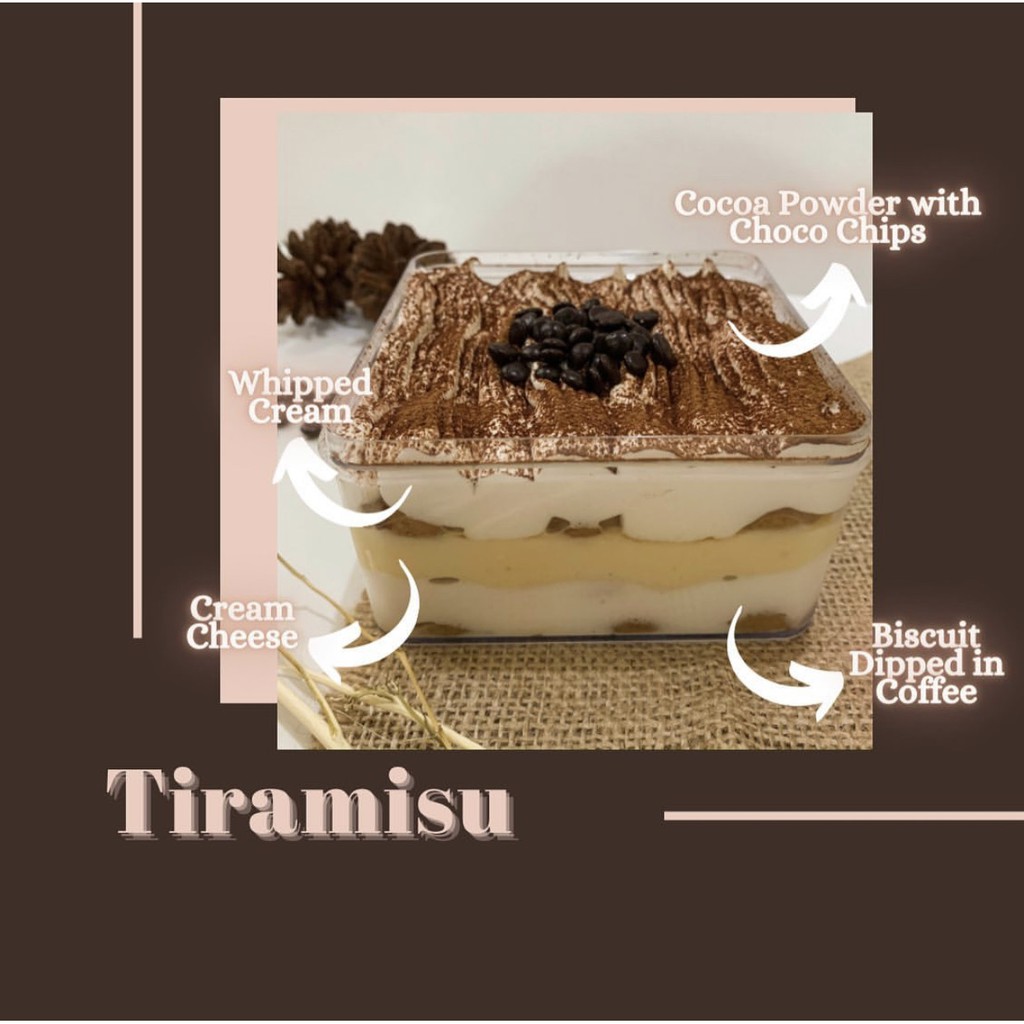 

Tiramisu Dessert Box (please read description box)