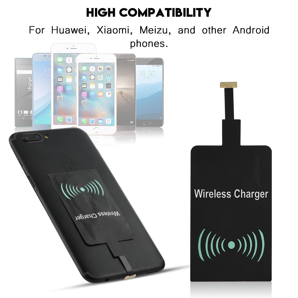 Qi Receiver Wireless Charger Android type C micro usb Support