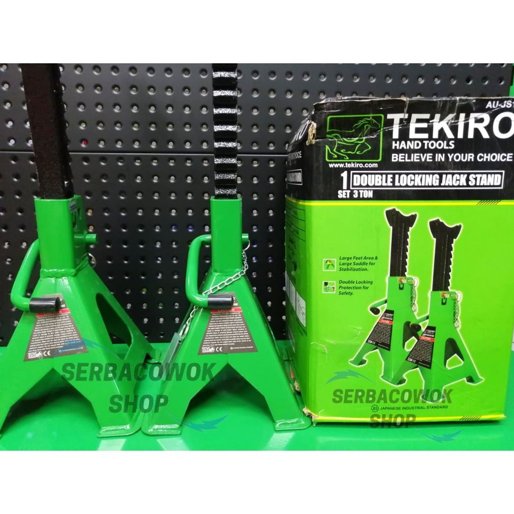 Tekiro Jack Stand 3 Ton Tekiro Double Locking Penahan Dongkrak Termurah Berkualitas