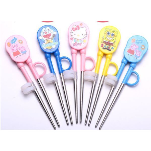 (NCS) (NS) SUMPIT TRAINING KARAKTER LUCU Untuk ANAK BALITA / Training Chopsticks Anak Batita Karakter Premium