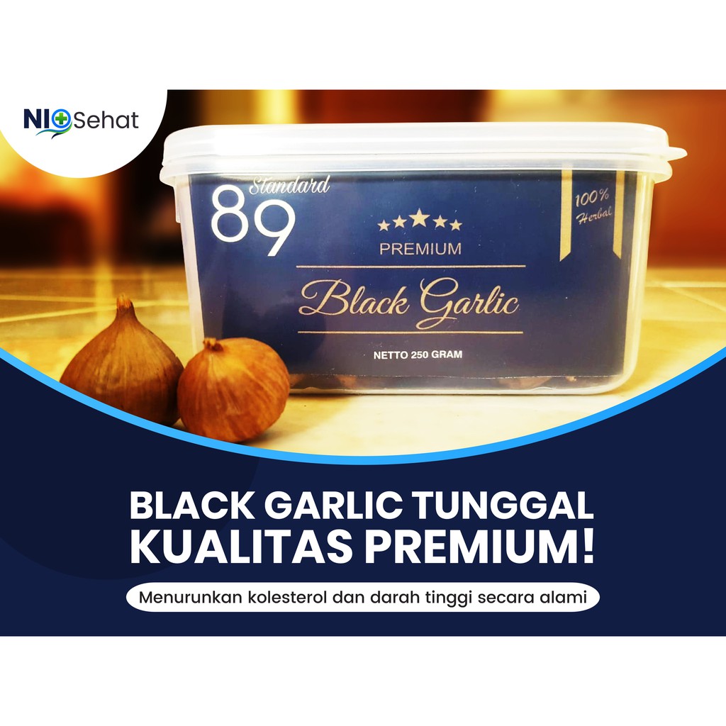

BLACK GARLIC / BAWANG HITAM TUNGGAL PREMIUM 250 gr