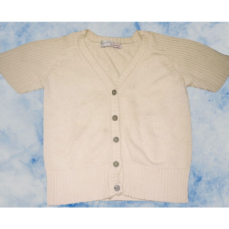 Cardigan crop rajut tebal // cardigan wanita