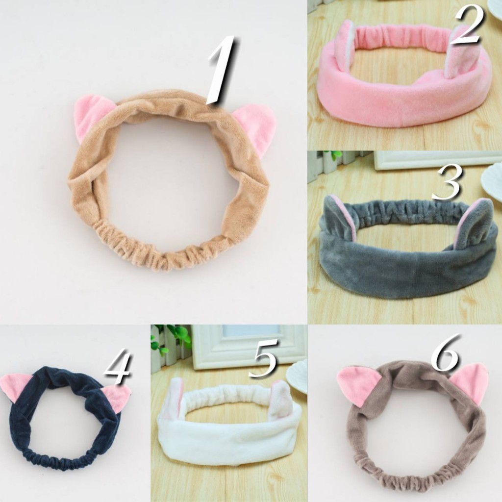 Headband Bandana Bando Dewasa Bandana Kucing Bando Kucing