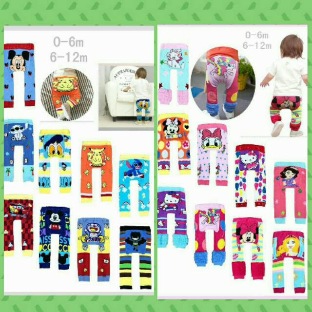 LEGGING BUKA KAKI new harga 1pcs motif pantat