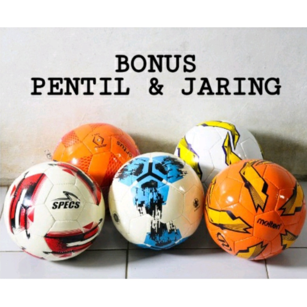 BOLA Anak Super Murah / BOLA Sepak No 5 GRATIS PENTIL