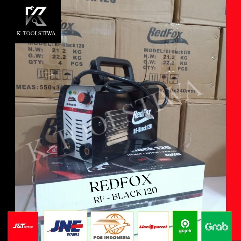 Redfox Mesin Las Inverter 120 Black Travo Las