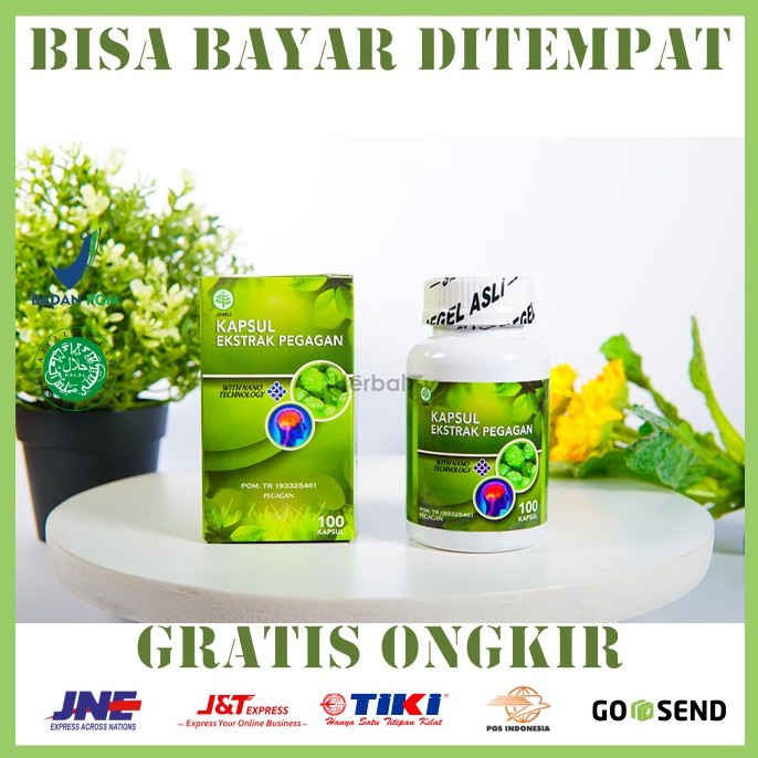 Bisa Cod Obat Herbal Sakit Kepala Kapsul Ekstrak Pegagan 100% Asli