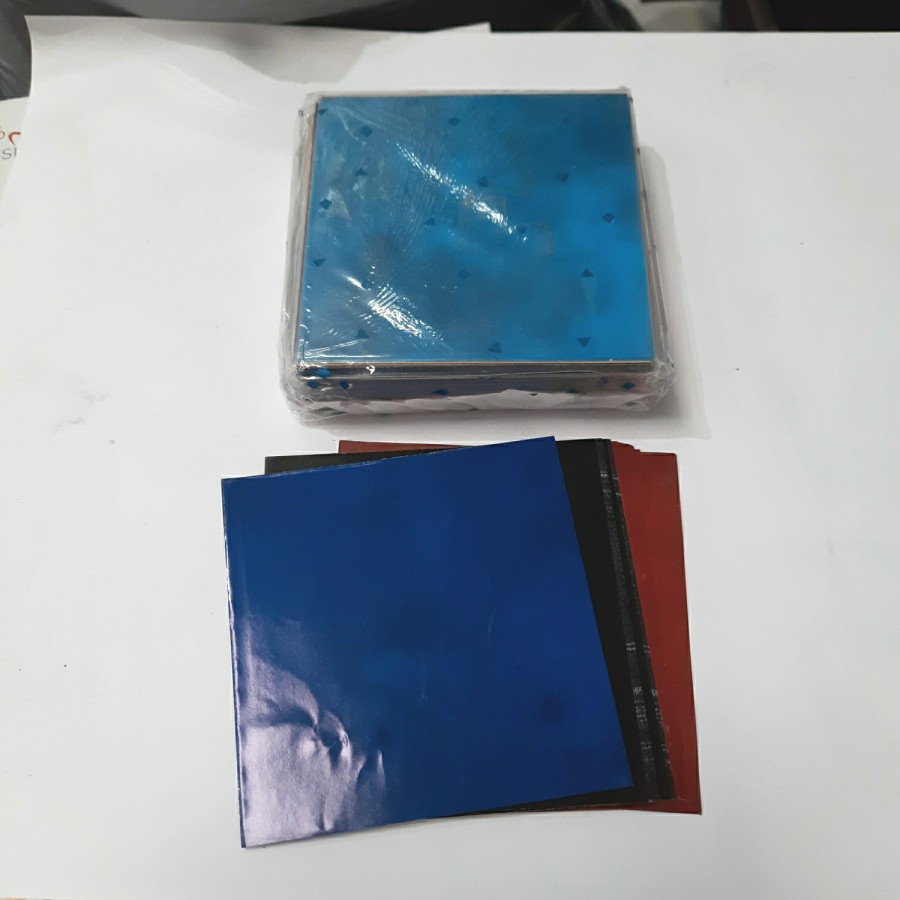 

10 PACK Kertas Lipat Marmer 10x10cm Stock Lama Obral