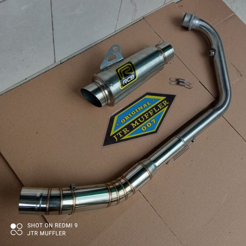 knalpot racing RCB Sonic 150 Supra gtr 150 Cb150r new Cbr 150r facelift lokal Cbr 150r new 2021/2022