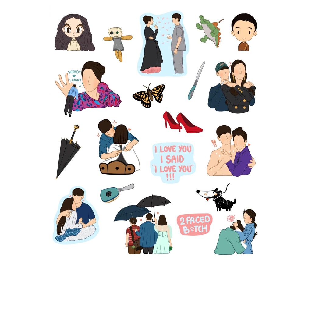

stiker custom kdrama its okay to not be okay