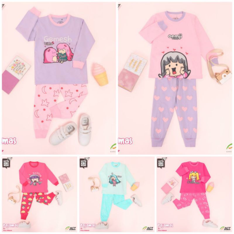 Afsheenastore Pajamas Set By Vitto