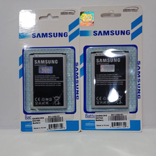 Batrai Battery Samsung Galaxy Note 3 N9000 Batre Samsung Galaxy Note 3 Original