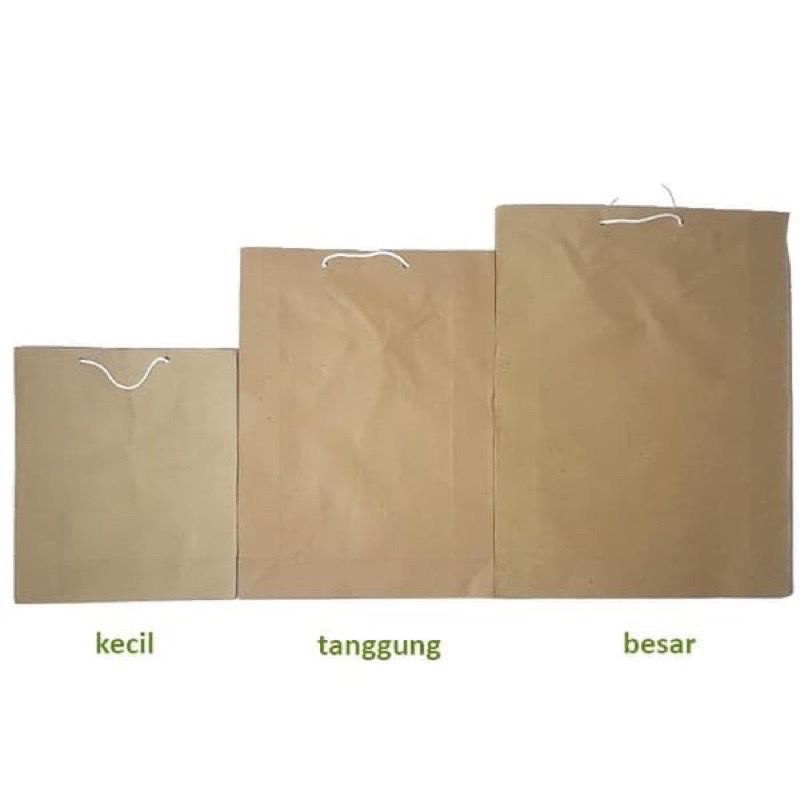 

PAPER BAG COKELAT POLOS PAPER BAG KERTAS POLOS