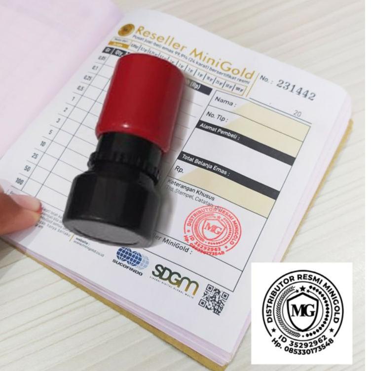 

[PRODUK ADZOO] Stempel Flash untuk reseller MiniGold Custom Free Design Z0K