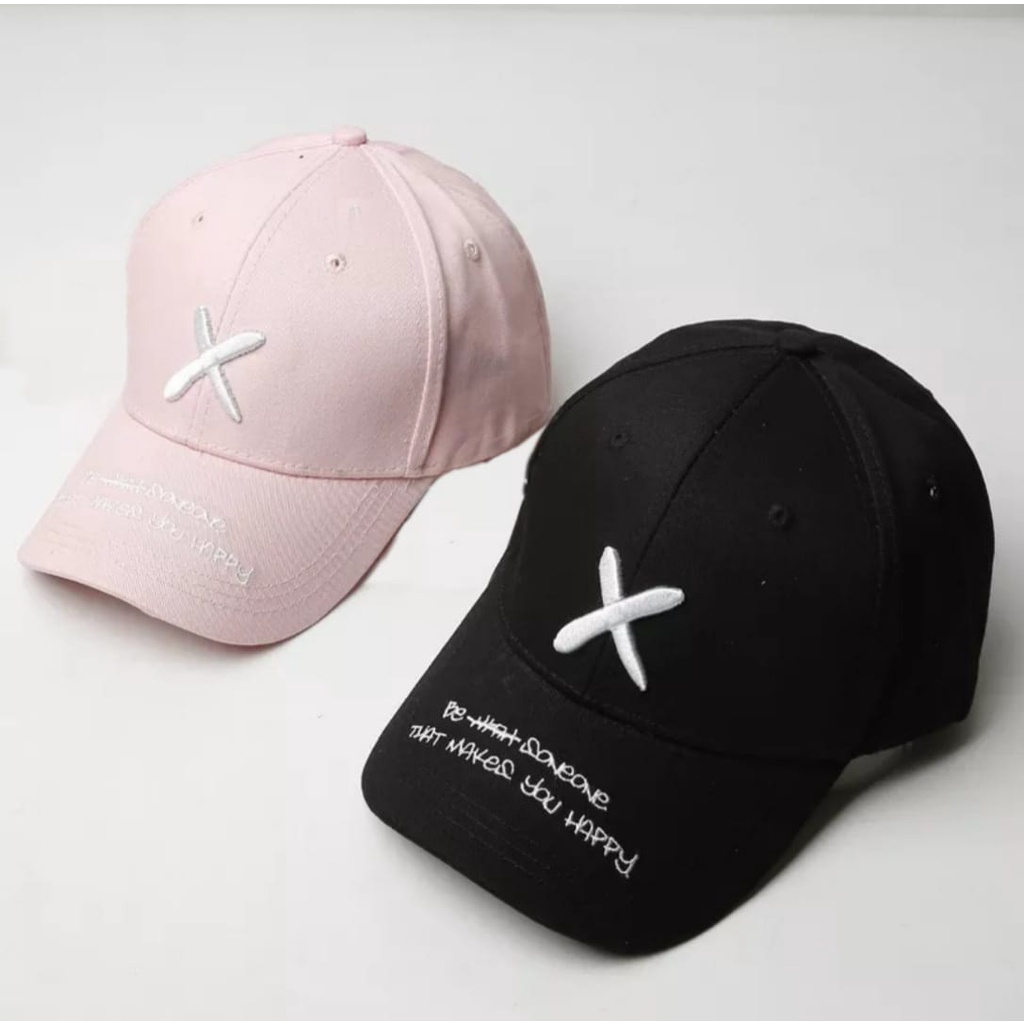 Topi Baseball Import X Sport Korea Topi Baseball Pria/Wanita X HATTERBARU