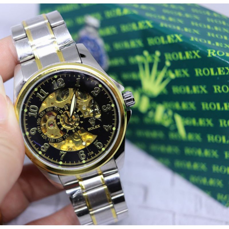 JAM TANGAN/JAM TANGAN ROLEX/JAM TANGAN TRANPARAN/JAM TANGAN OTOMATIS/JAM TANGAN ROLEX OTOMATIS