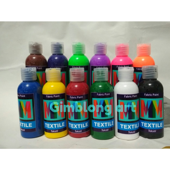 

(DISKON TERMURAH) cat lukis kain 60ml - Biru