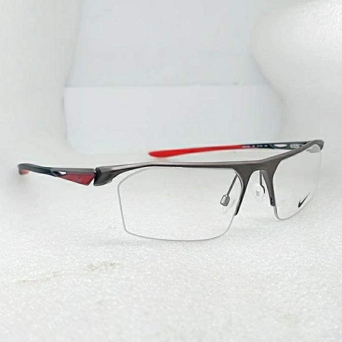 FRAME KACAMATA Sporty NIKE 8050 065 satin gun metal 57-18-145 ORIGINAL