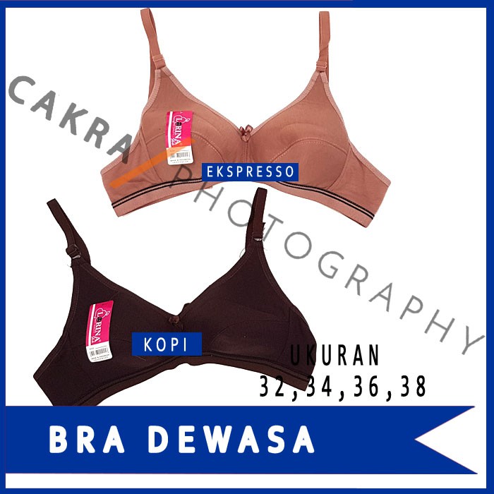 CG Bra Sport Lorina Polos Bra Olahrag TanpaBusa Dan Kawat Size Standar 34, 36, 38 - CG0098