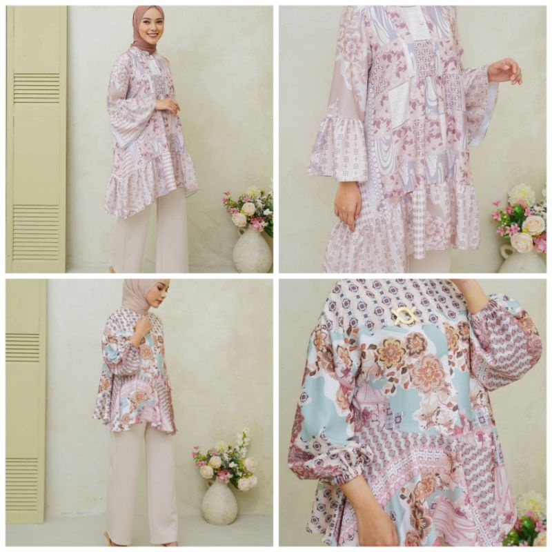 frends.clo caroline tunik dan blouse wearing klamby