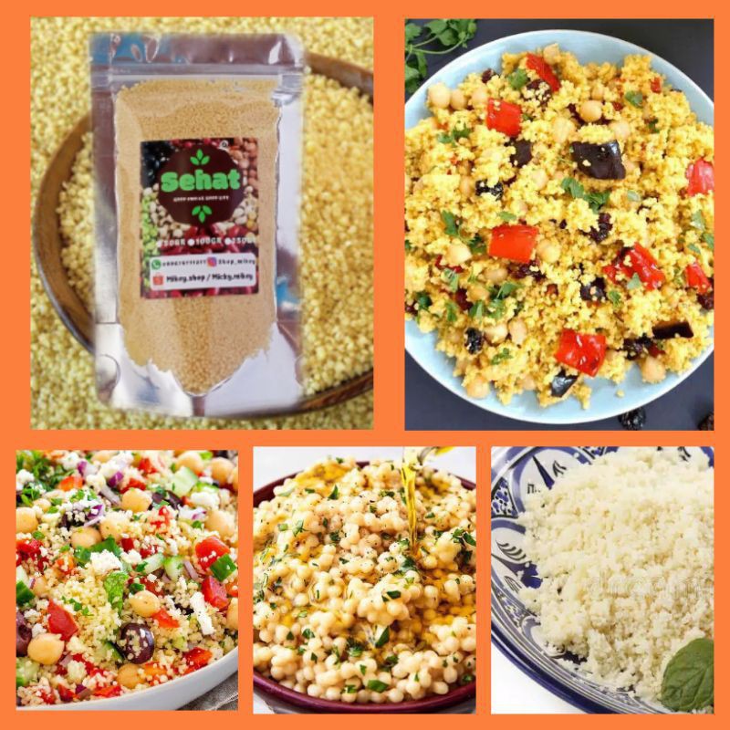 Jual Couscous Pasta MPASI Bulgur import 50gr/100gr Shopee Indonesia