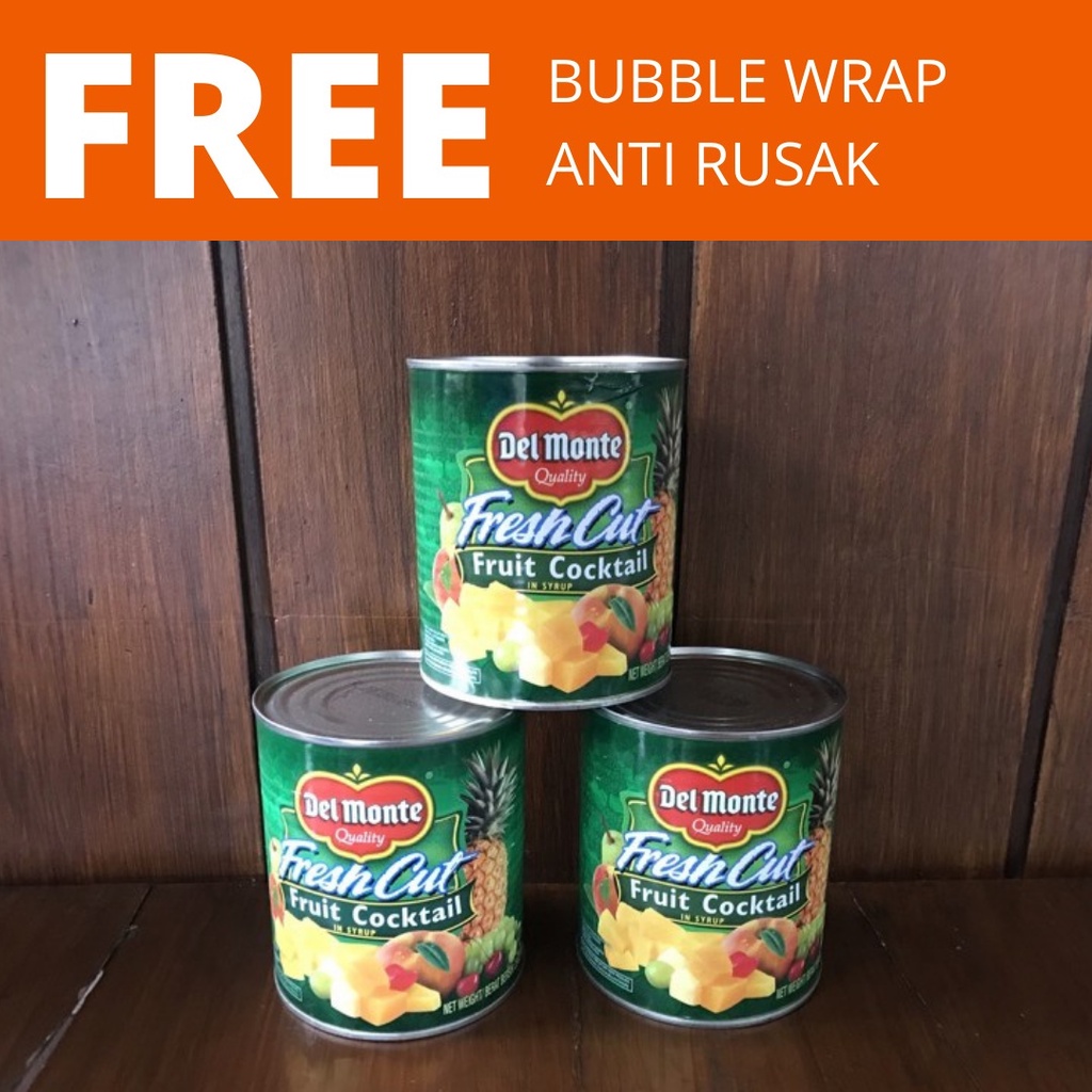 

Delmonte Fresh Cut Fruit Cocktail /Buah kaleng potong 825 gram