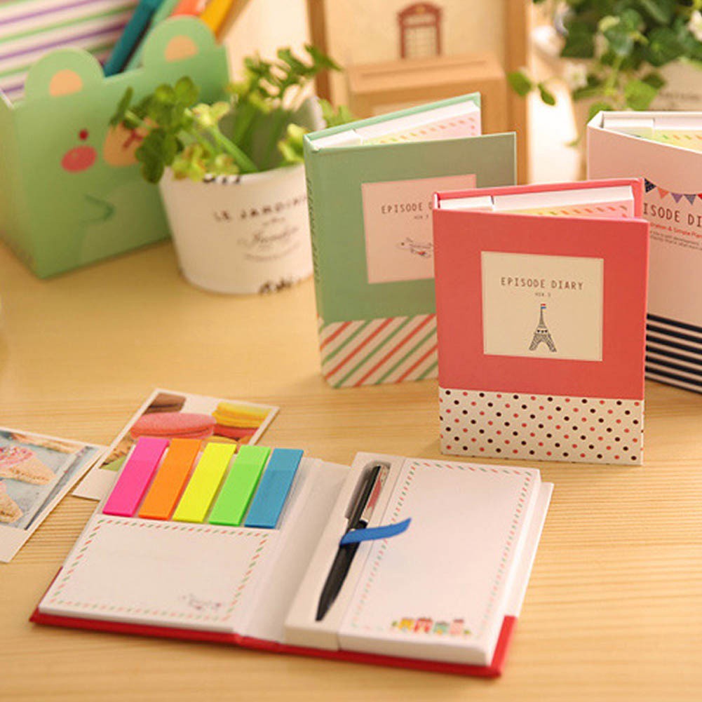 

Perlengkapan Sekolah Yo Yo Pocket Planner Notebook Color Random Cute Mini Tiny Note Pen Memo Diary