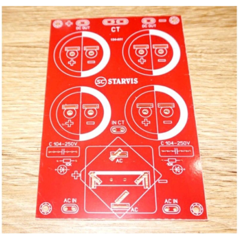 PCB PSU 4 Elco Fiber