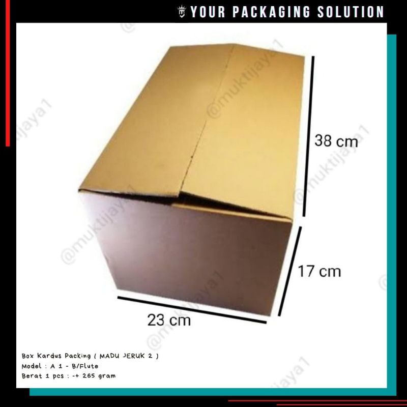 

Box Madu 2 • 36x23x17cm • Kotak/ Kardus/ Karton
