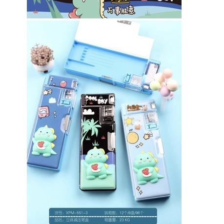 

Update pencil case magnet squishy motif dinosaurus satuan