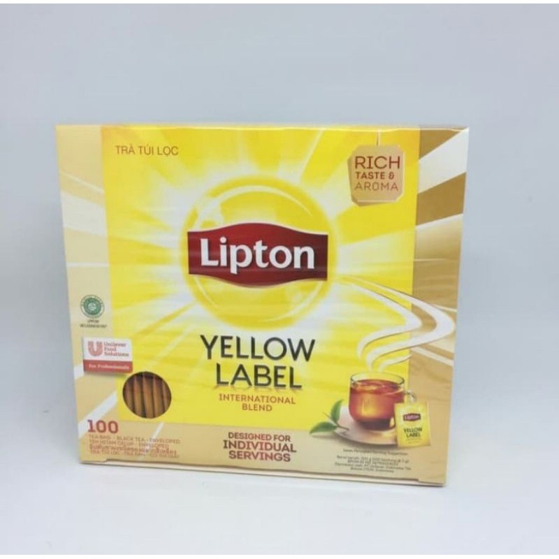 

Lipton Yellow Label Black Tea isi 100