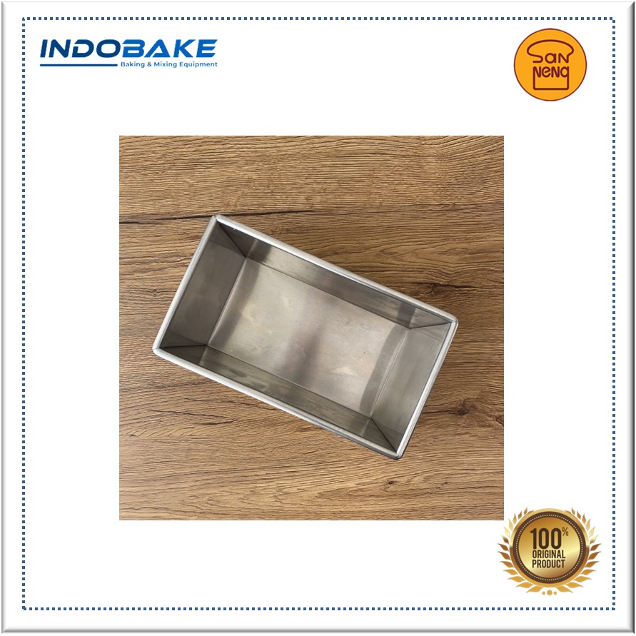 Sanneng Loaf Pan - Loyang Roti Tawar Toast Anti Lengket / Loyang Brownies / Cetakan Roti Ukuran Kapasitas 450 Gr