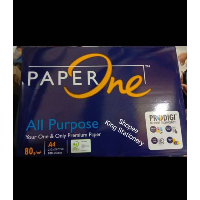 

[RIM] Kertas A4 80 Gram Paperone