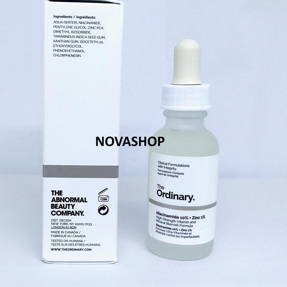 E The Ordinary Niacinamide 10 Zink 1 Ori Serum Jerawat Berminyak Pori Besar Serum Hari Shopee Indonesia