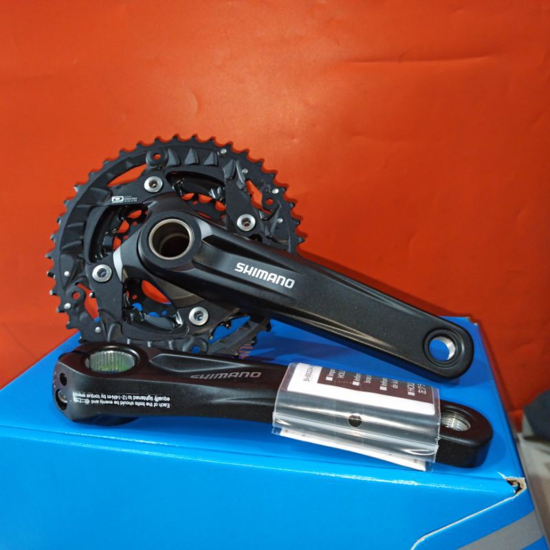 Crank Shimano HT2 MT500 Triple 3 Speed Tanpa BB