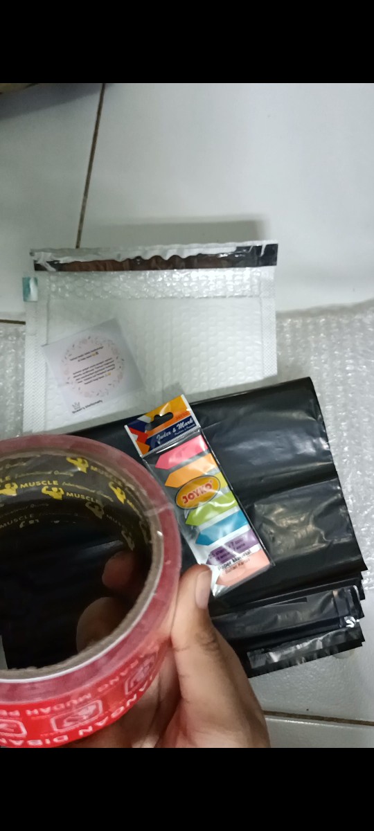 Plastik Packing Polymailer Hitam, Biru Langit, Orange Ukuran 17x30, 20x30, 25x35, 28x42, Dan 35x45