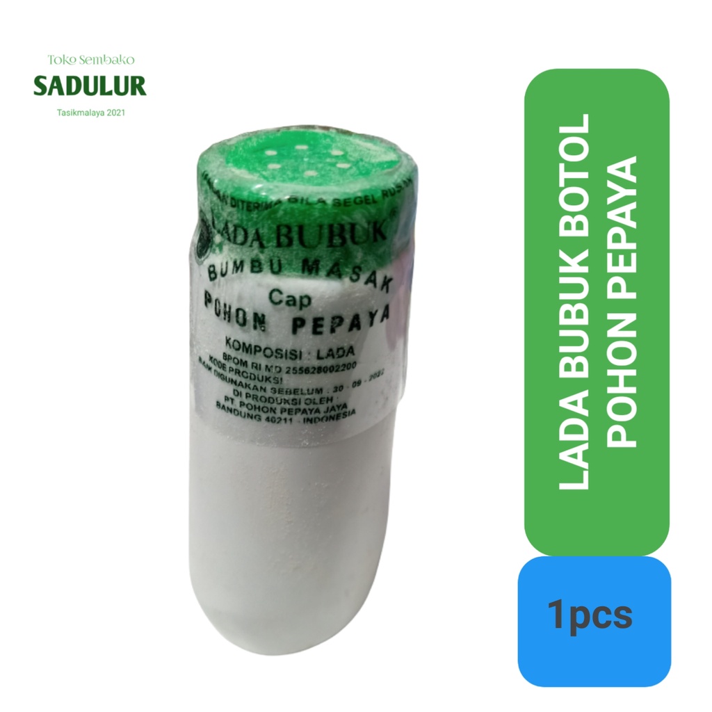 

Lada Bubuk Botol Pohon Pepaya