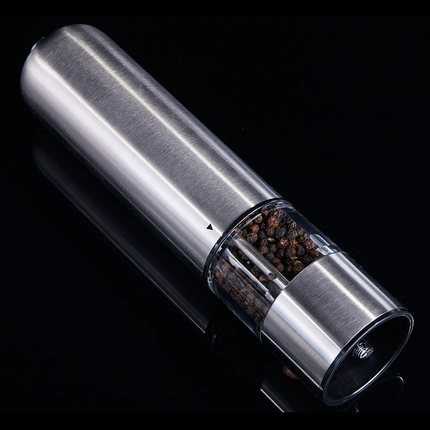 (100% BARANG ORI) Penggiling Biji Lada Elektrik Pepper Mill Grinder Stainless Steel