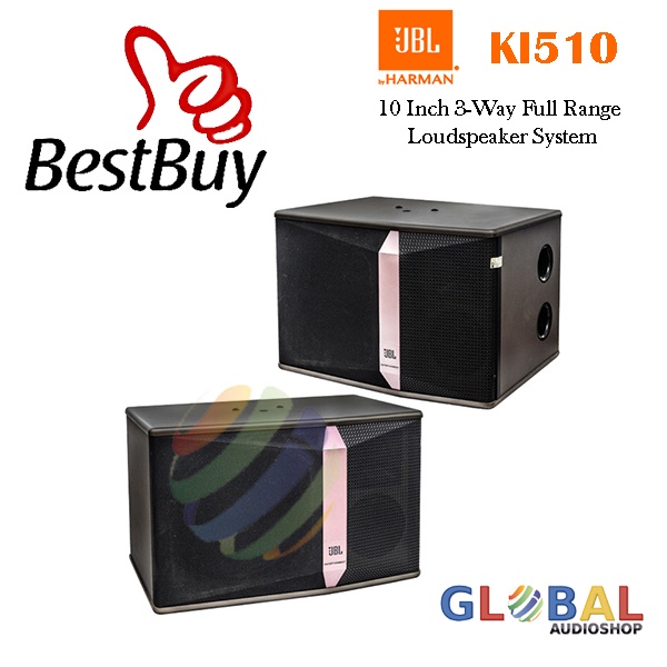 JBL KI-510 3 Way Full range Speaker Karaoke 10 Inch KI510